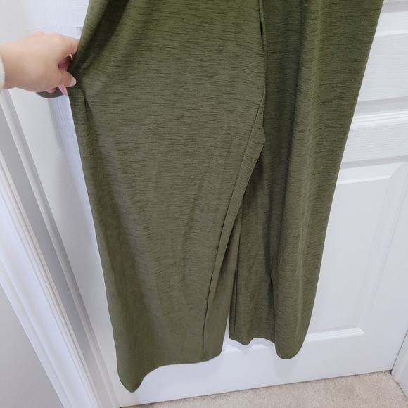 Active Breathe On, Small Tall, green,  v-neck jumpsuit, wide leg - Picture 6 of 10